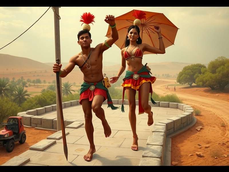 Indian cultural elements in Ginger Guardians Duel